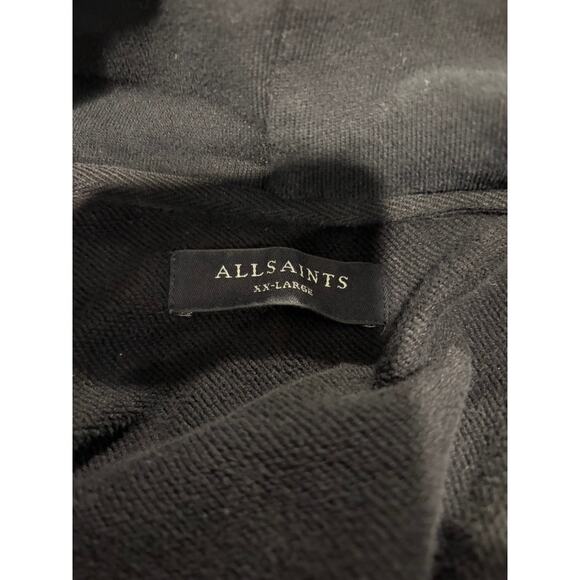 ALL SAINTS Men's Raven Pullover Sweater Black XXL Unisex - Picture 6 of 14